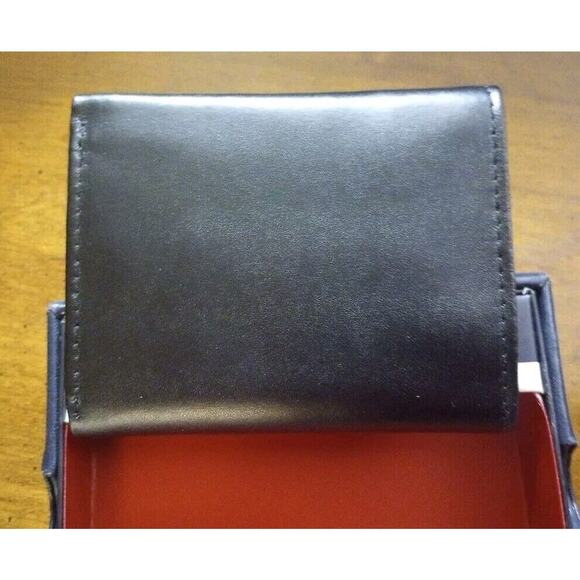 Tommy Hilfiger Men's Leather Trifold Wallet & Box New Credit Card Slim Black - Picture 3 of 6
